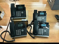 Yealink sip-t42u voip telefoon (4x) - afbeelding 1 van  4