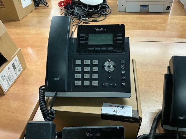 Yealink sip-t42u voip telefoon (4x) - afbeelding 3 van  4