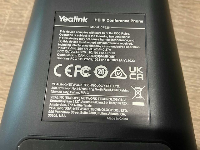 Yealink sip voip telefoon (5x) - afbeelding 6 van  6