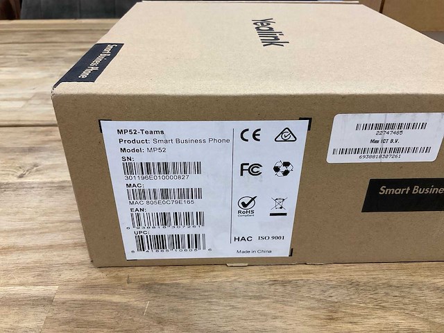 Yealink smart businessphone mp52 - afbeelding 3 van  3