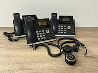 Yealink t41s / t42s voip telefoon (3x) - afbeelding 1 van  5