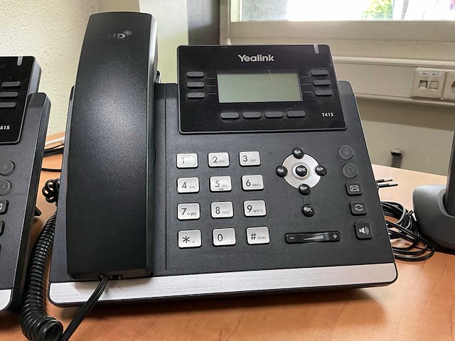 Yealink t41s voip telefoon (2x) - afbeelding 3 van  4
