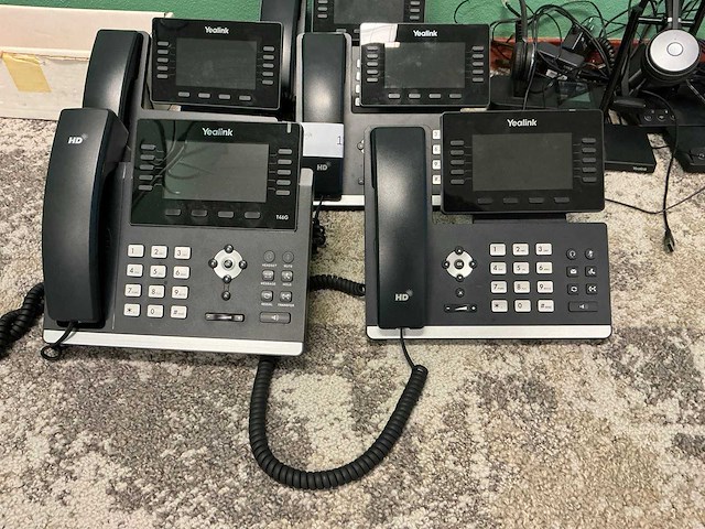 Yealink t46p voip telefoon (5x) - afbeelding 2 van  4
