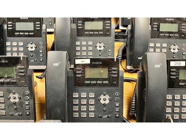 Yealink ultra-elegant gigabit voip telefoon (13x) + headset (6x) - afbeelding 10 van  11