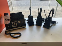 Yealink voip telefoon met headset - afbeelding 2 van  6