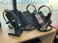 Yealink voip telefoons met headsets - afbeelding 5 van  5