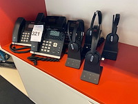 Yealink voip telefoons met headsets