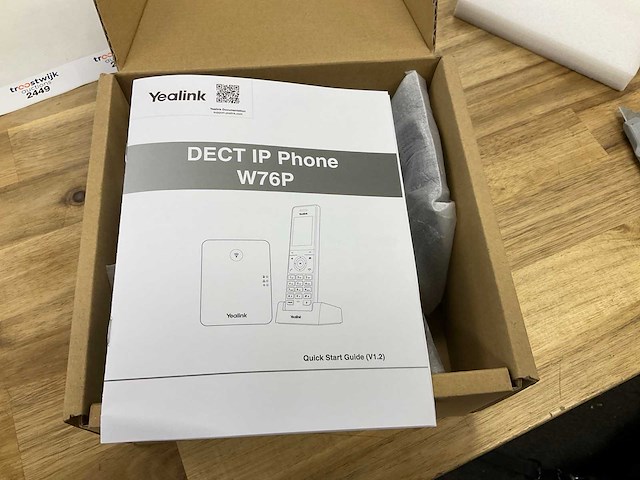 Yealink w76p dect ip phone - afbeelding 2 van  2