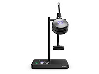 Yealink wh62 dect draadloze headset mono teams zwart - afbeelding 2 van  3
