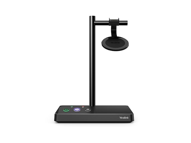 Yealink wh62 dect draadloze headset mono teams zwart - afbeelding 3 van  3