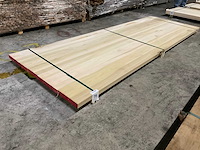 Yellow poplar paneel voorgeschuurd 40x1000 mm - afbeelding 1 van  5