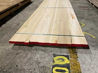 Yellow poplar paneel voorgeschuurd 40x1000 mm - afbeelding 4 van  5