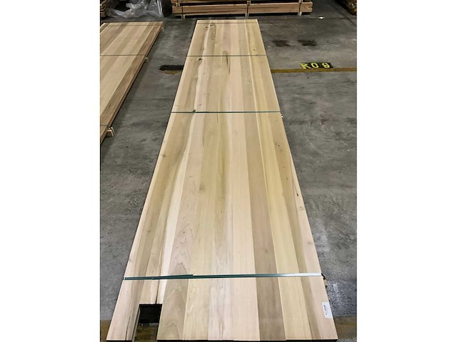 Yellow poplar paneel voorgeschuurd 40x1000 mm - afbeelding 4 van  4