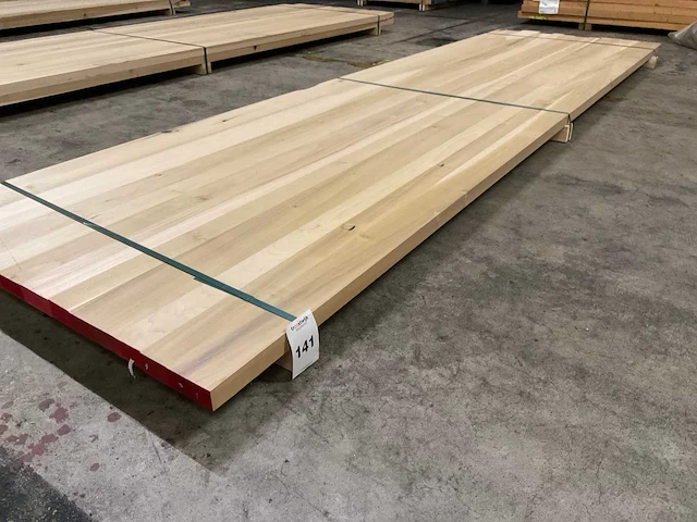 Yellow poplar paneel xxl 40 mm - afbeelding 1 van  5