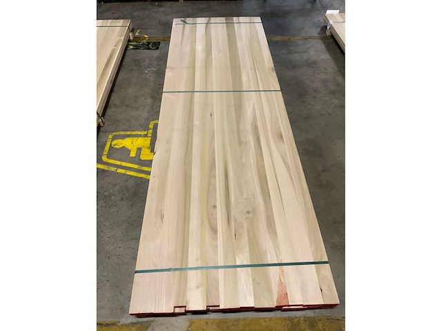 Yellow poplar panelen voorgeschuurd 40x1000 mm (2x) - afbeelding 5 van  5