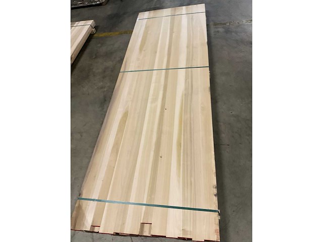 Yellow poplar panelen voorgeschuurd 40x1000 mm (2x) - afbeelding 5 van  5