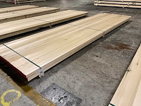 Yellow poplar panelen voorgeschuurd 40x1000 mm (2x) - afbeelding 1 van  5