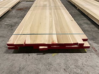 Yellow poplar panelen voorgeschuurd 40x1000 mm (2x) - afbeelding 4 van  5