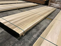 Yellow poplar panelen voorgeschuurd 40x1000 mm (2x) - afbeelding 3 van  4