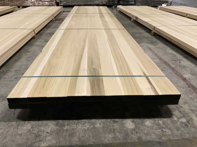 Yellow poplar panelen voorgeschuurd 40x1000 mm (2x) - afbeelding 2 van  4