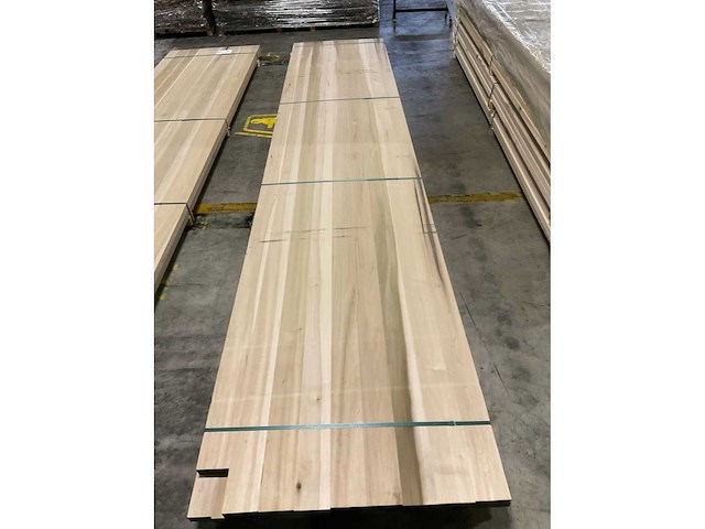 Yellow poplar panelen voorgeschuurd 40x1000 mm (2x) - afbeelding 3 van  3