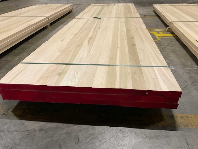 Yellow poplar panelen voorgeschuurd 40x1000 mm (3x) - afbeelding 2 van  4