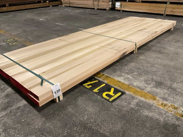 Yellow poplar panelen xxl 40 mm (2x) - afbeelding 1 van  5