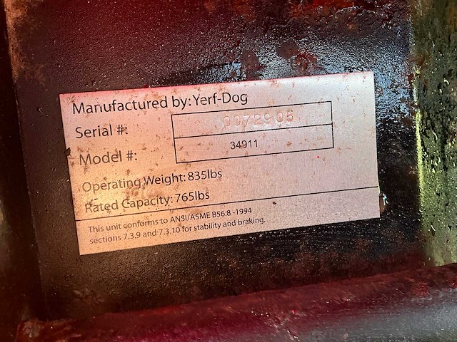 Yerf-dog 34911 utility tractor - afbeelding 4 van  12