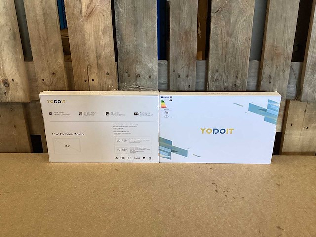 Yodoit - draagbare monitor 15’6 inch (2x) - afbeelding 1 van  2