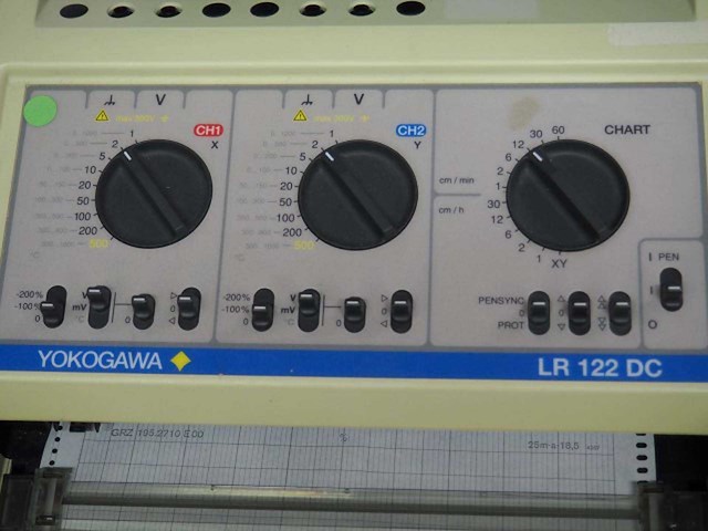Yokogawa - lr 122 dc y-t - penrecorder (2x) - afbeelding 4 van  4