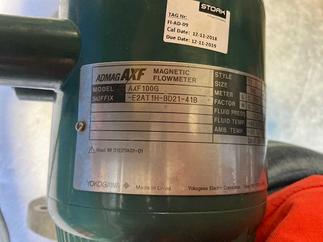 Yokogawa axf100g magnetic flowmeter dn100/pn16 - afbeelding 6 van  7