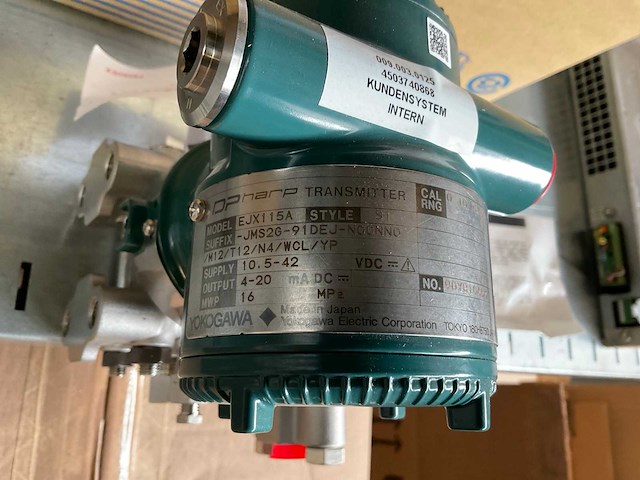 Yokogawa dpharp ejx115a digitale druk sensor - afbeelding 3 van  4