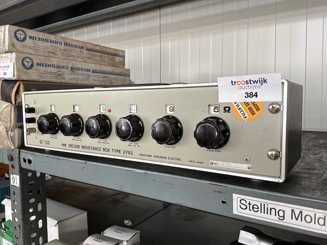 Yokogawa / yew decade resistance box 2793 precisie weerstandskast - afbeelding 2 van  3