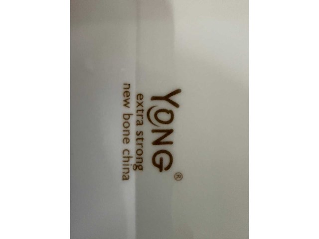 Yong - porselein bord (18x) - afbeelding 4 van  5