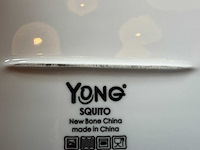 Yong porseleinen dessert borden (31x) - afbeelding 1 van  1