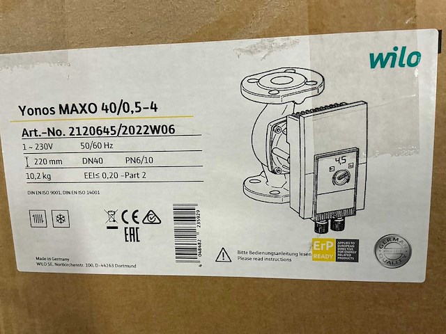 Yonos maxo 40/0,5-4 circulatiepomp - afbeelding 2 van  2