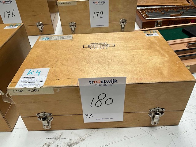 Yorkshire precision gauges pin gauges (3x) - afbeelding 6 van  6
