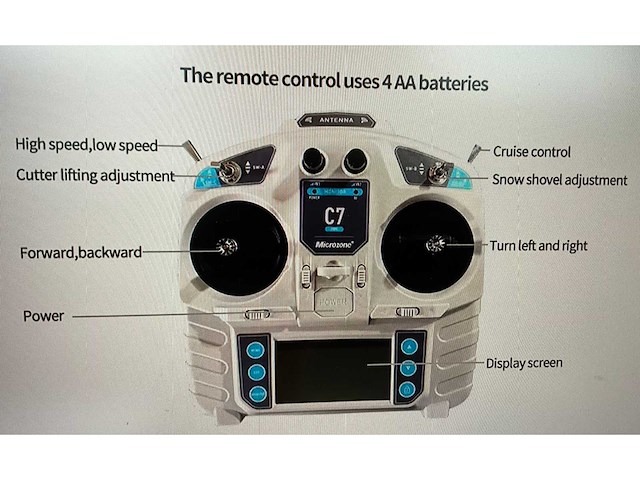Yotatry - grasmaaier rupsbanden, grassen, met afstandsbediening 500m bestuurbaar, lawnmower tracks 150wx - afbeelding 8 van  21