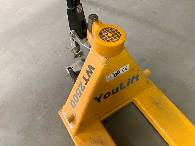 Youlift wt2500 hand hydraulische palletwagen - afbeelding 2 van  2