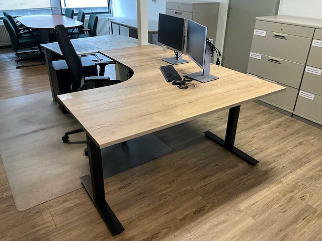 Youp elektrische verstelbaar hoekbureau - afbeelding 1 van  6