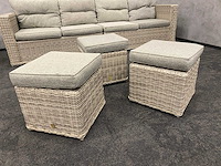 Your own living - kunststof rotan tuinset met kussens - afbeelding 4 van  18