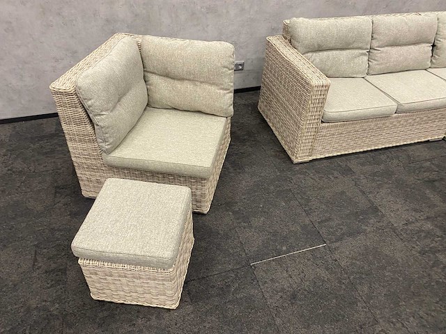 Your own living - kunststof rotan tuinset met kussens - afbeelding 7 van  18