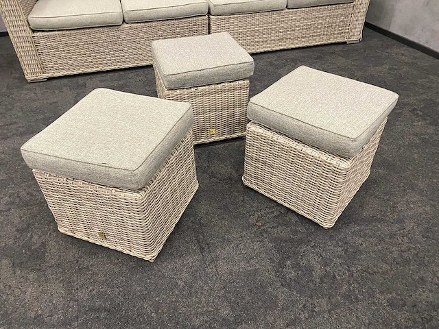 Your own living - kunststof rotan tuinset met kussens - afbeelding 3 van  18