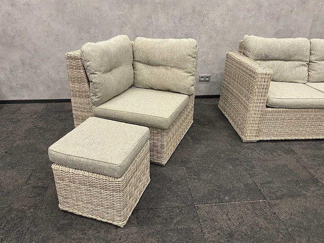 Your own living - kunststof rotan tuinset met kussens - afbeelding 6 van  18