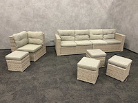 Your own living - kunststof rotan tuinset met kussens - afbeelding 8 van  18