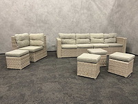 Your own living - kunststof rotan tuinset met kussens - afbeelding 10 van  18