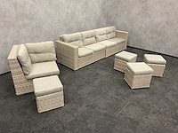 Your own living - kunststof rotan tuinset met kussens - afbeelding 11 van  18