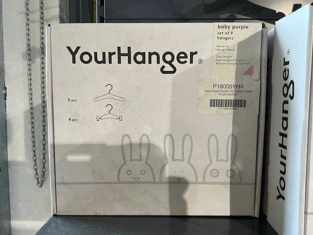 Yourhanger baby kledinghanger (set of 9) (4x) - afbeelding 2 van  4