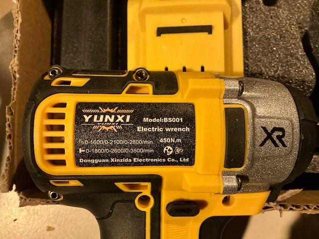 Yunxi bs001 slagmoersleutel - afbeelding 2 van  3