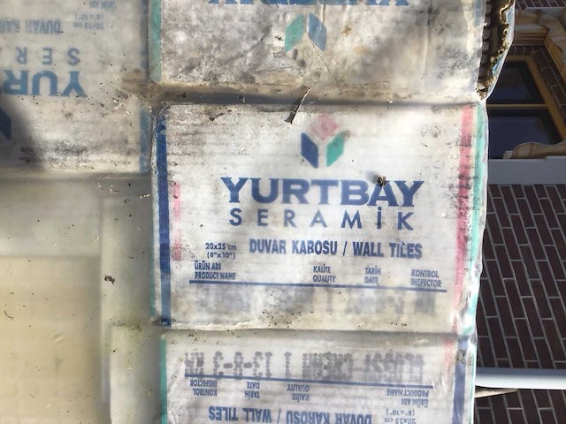 Yurtbay seramik - wit - 20x25cm - 69m2 - wandtegel - afbeelding 6 van  6